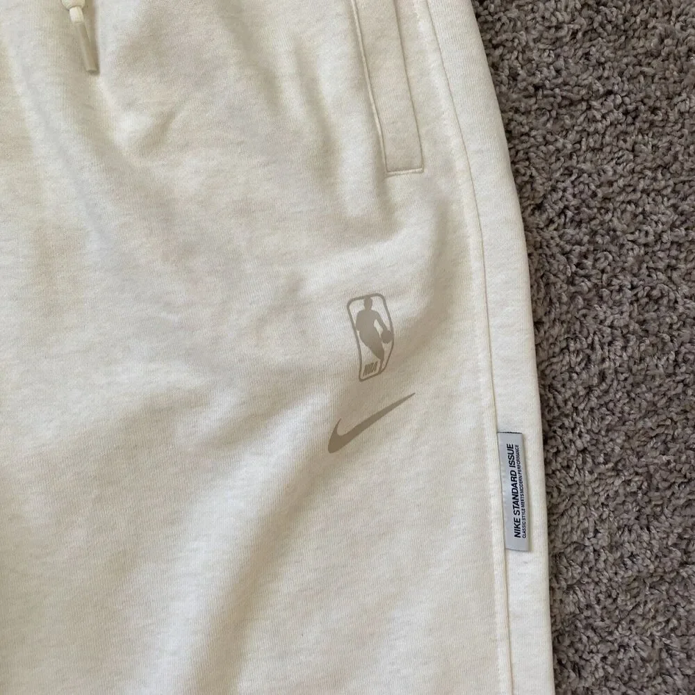 Nike NBA Golden State Warriors Sweatpants Team Issue Cream DN7916-027 Size 2XL
